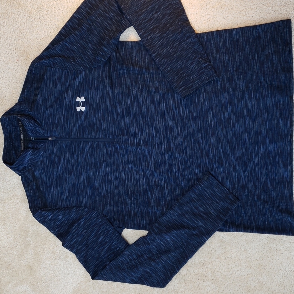 Under Armour Men's Tech 1/4 Zip Pull Over Shirt Sz L